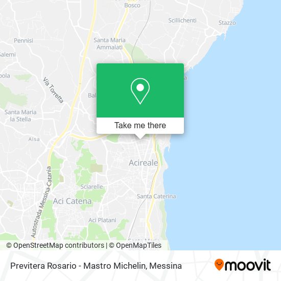Previtera Rosario - Mastro Michelin map
