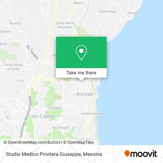 Studio Medico Privitera Giuseppe map