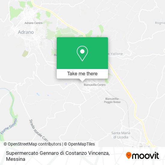 Supermercato Gennaro di Costanzo Vincenza map