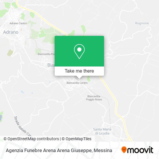 Agenzia Funebre Arena Arena Giuseppe map