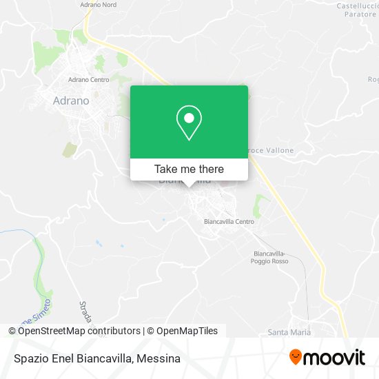 Spazio Enel Biancavilla map