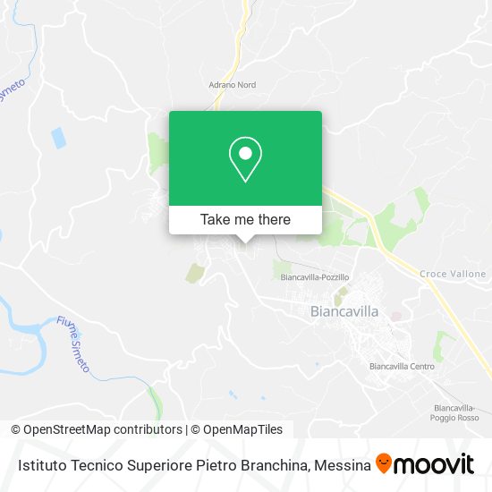 Istituto Tecnico Superiore Pietro Branchina map