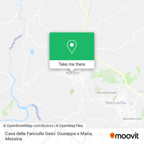 Casa delle Fanciulle Gesu' Giuseppe e Maria map