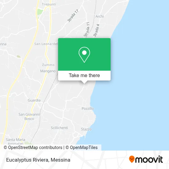 Eucalyptus Riviera map