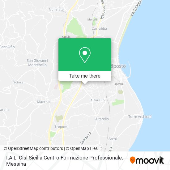 I.A.L. Cisl Sicilia Centro Formazione Professionale map