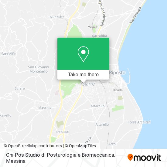 Chi-Pos Studio di Posturologia e Biomeccanica map