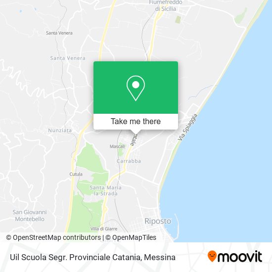 Uil Scuola Segr. Provinciale Catania map