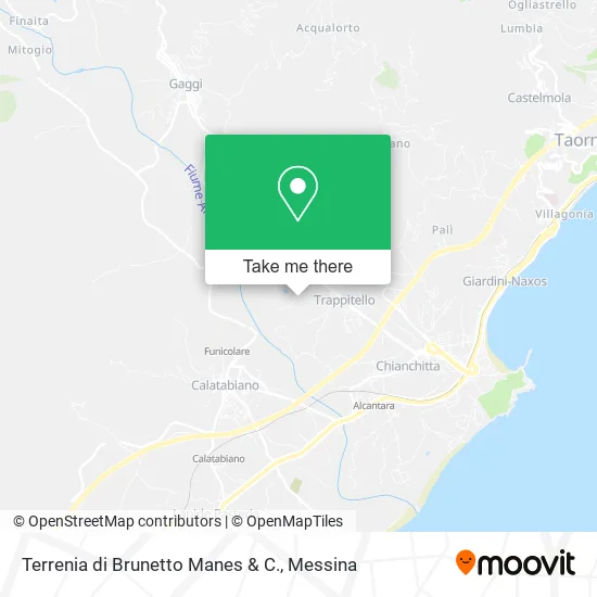 Terrenia di Brunetto Manes & C. map