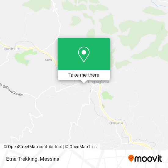 Etna Trekking map