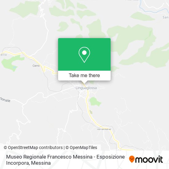 Museo Regionale Francesco Messina - Esposizione Incorpora map