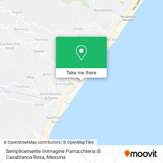 Semplicemente Immagine Parrucchieria di Casablanca Rosa map