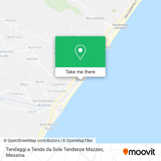 Tendaggi e Tende da Sole Tendenze Mazzeo map