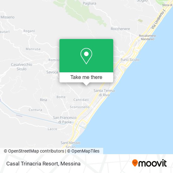 Casal Trinacria Resort map