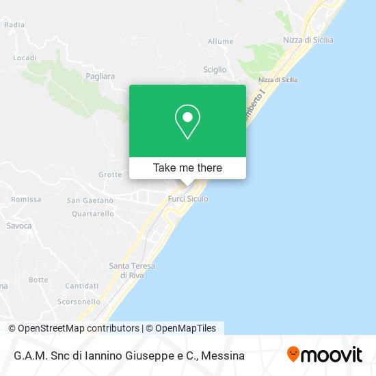 G.A.M. Snc di Iannino Giuseppe e C. map