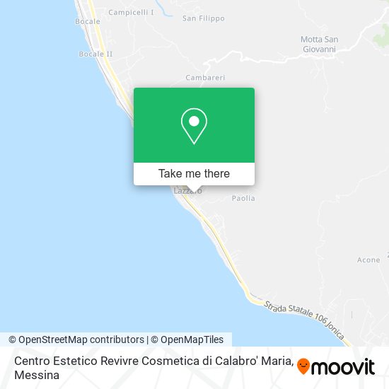 Centro Estetico Revivre Cosmetica di Calabro' Maria map