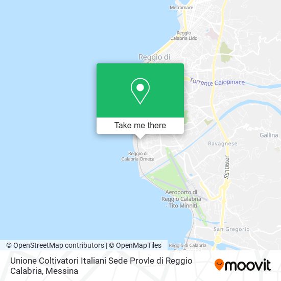 Unione Coltivatori Italiani Sede Provle di Reggio Calabria map
