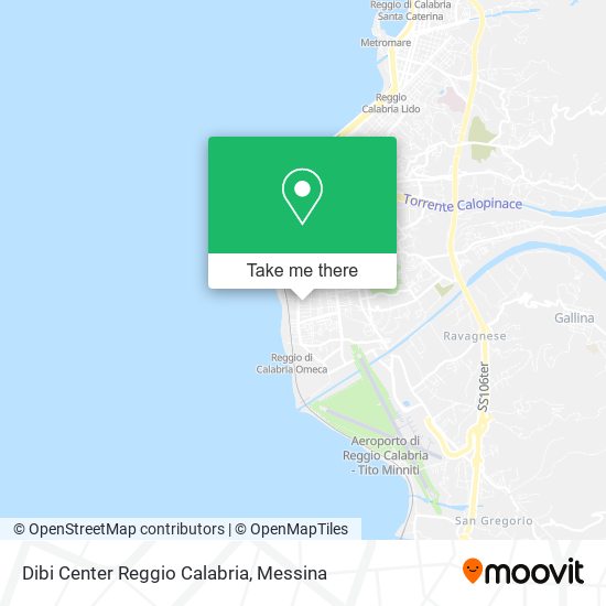 Dibi Center Reggio Calabria map