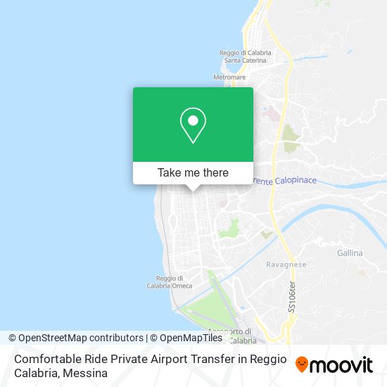 Comfortable Ride Private Airport Transfer in Reggio Calabria map