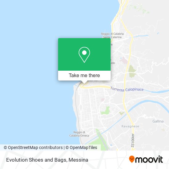 Evolution Shoes and Bags map