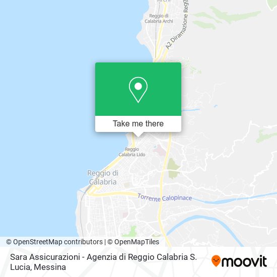 Sara Assicurazioni - Agenzia di Reggio Calabria S. Lucia map