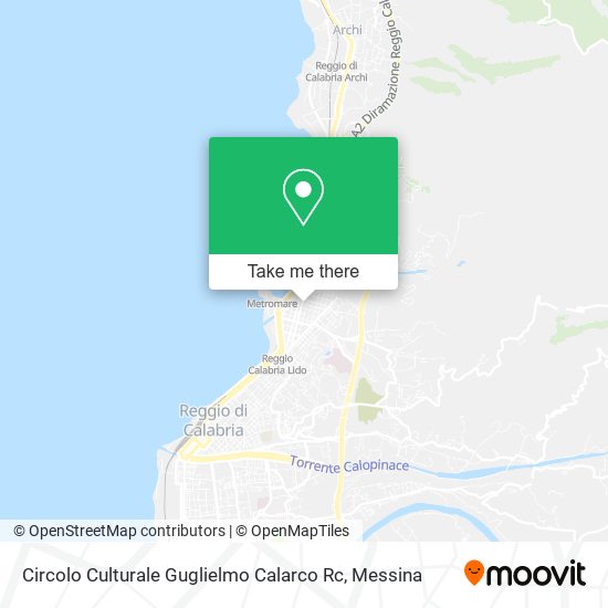 Circolo Culturale Guglielmo Calarco Rc map
