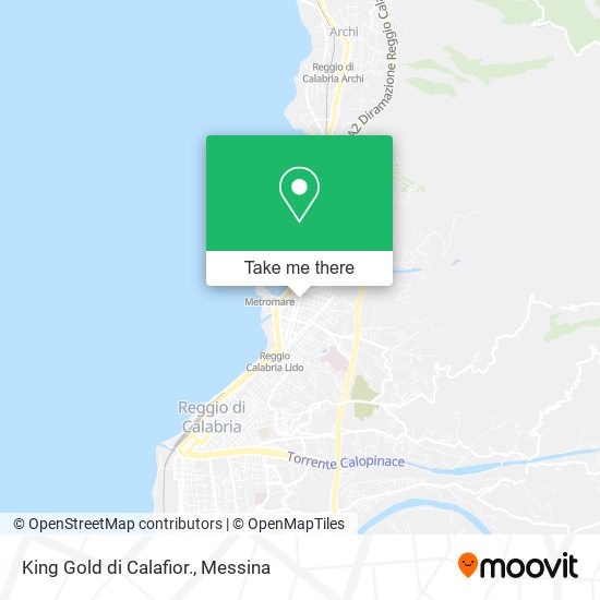 King Gold di Calafior. map