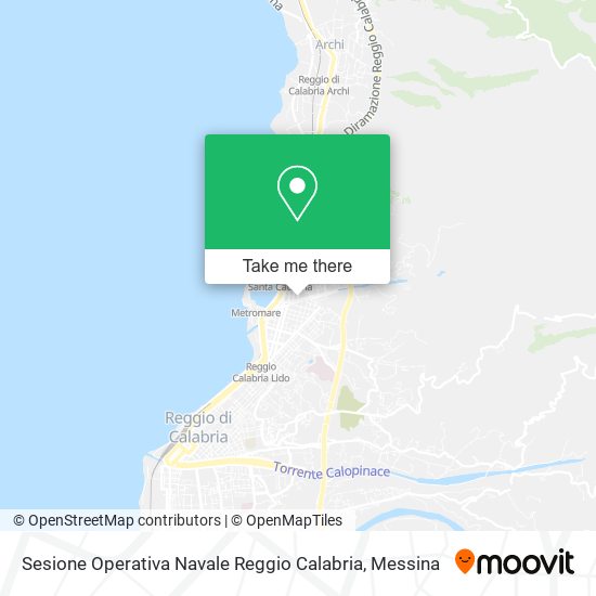 Sesione Operativa Navale Reggio Calabria map