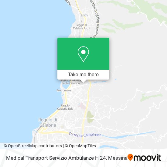 Medical Transport Servizio Ambulanze H 24 map