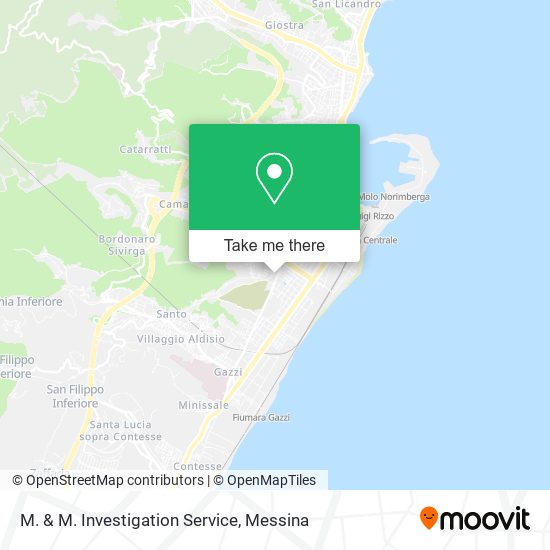 M. & M. Investigation Service map