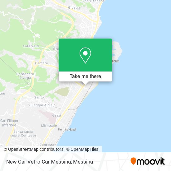 New Car Vetro Car Messina map