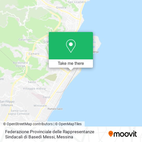 Federazione Provinciale delle Rappresentanze Sindacali di Basedi Messi map