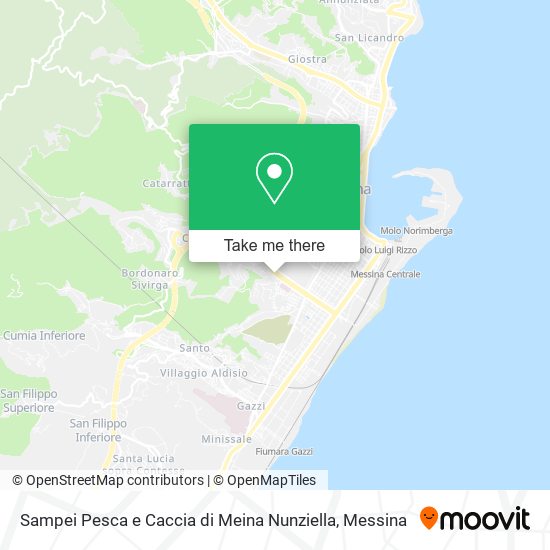 Sampei Pesca e Caccia di Meina Nunziella map