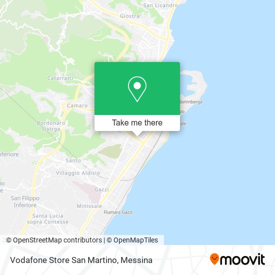 Vodafone Store San Martino map