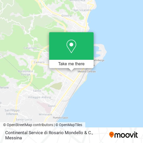 Continental Service di Rosario Mondello & C. map