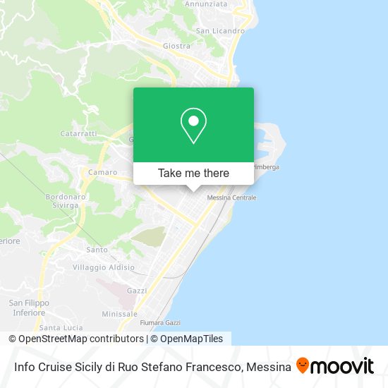 Info Cruise Sicily di Ruo Stefano Francesco map