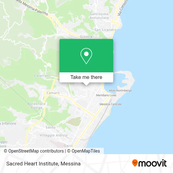 Sacred Heart Institute map