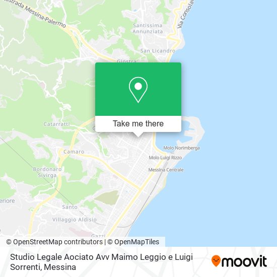 Studio Legale Aociato Avv Maimo Leggio e Luigi Sorrenti map