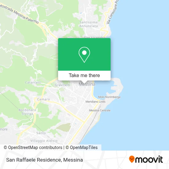 San Raffaele Residence map