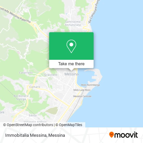 Immobitalia Messina map