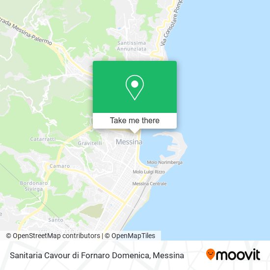 Sanitaria Cavour di Fornaro Domenica map