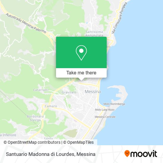 Santuario Madonna di Lourdes map