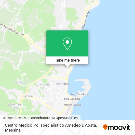 Centro Medico Polispecialistico Amedeo D'Aosta map