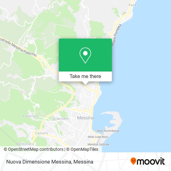 Nuova Dimensione Messina map