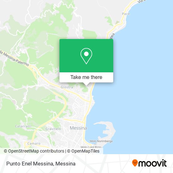 Punto Enel Messina map