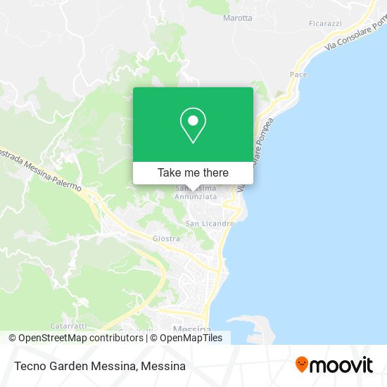 Tecno Garden Messina map