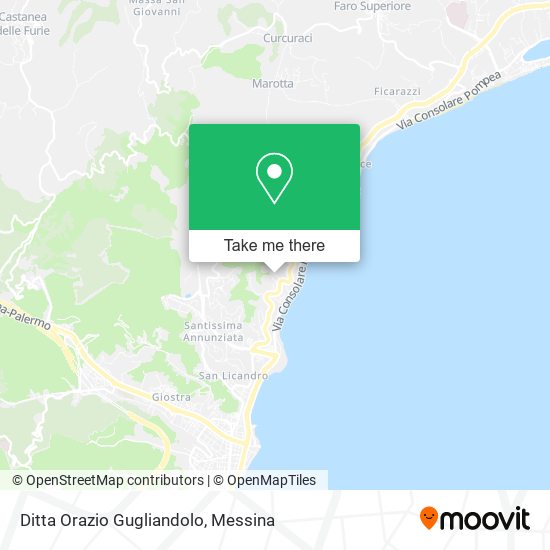 Ditta Orazio Gugliandolo map