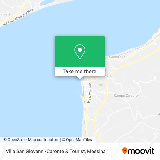 Villa San Giovanni / Caronte & Tourist map