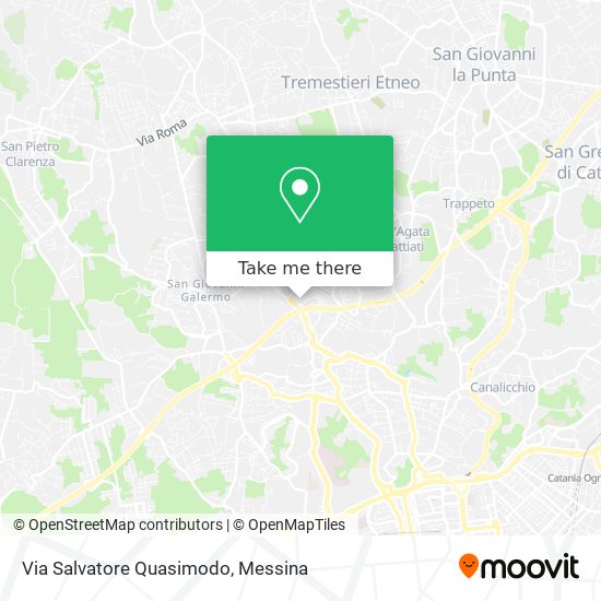 Via Salvatore Quasimodo map