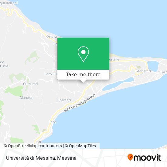 Università di Messina map