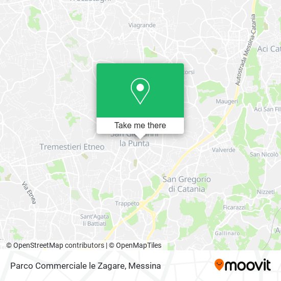 Parco Commerciale le Zagare map